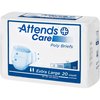 Attends Care Incontinence Brief XL Poly Briefs, Heavy, PK 60 BR40